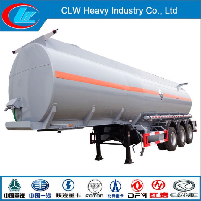 Large Capacity Tri-Axle Tanker Trailer for Chemical Images 1