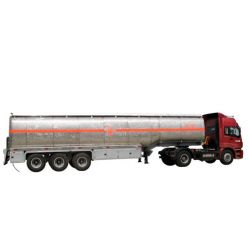 3 Axles Heavy Duty Chemical Liquid Transport Tank Truck Trailer