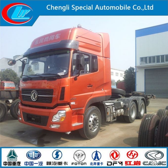 High Quality Low Price Dong Feng 6X4 Tractor Heavy Duty Truck Tractor for Sale Images 1