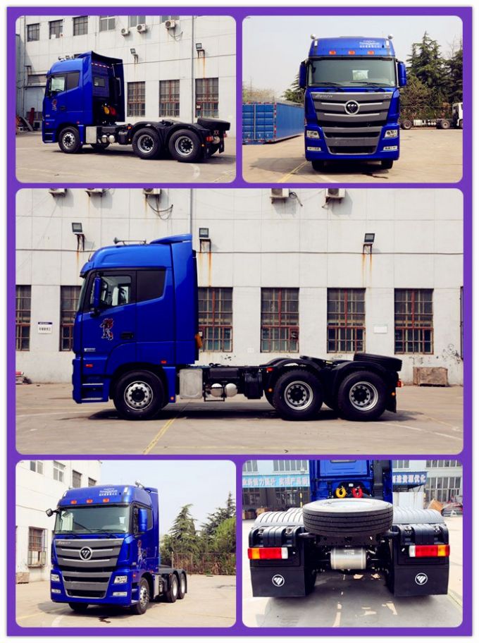 Heavy Duty 430HP 6X4 Prime Mover Foton Tractor Head Tractor Truck Images 1