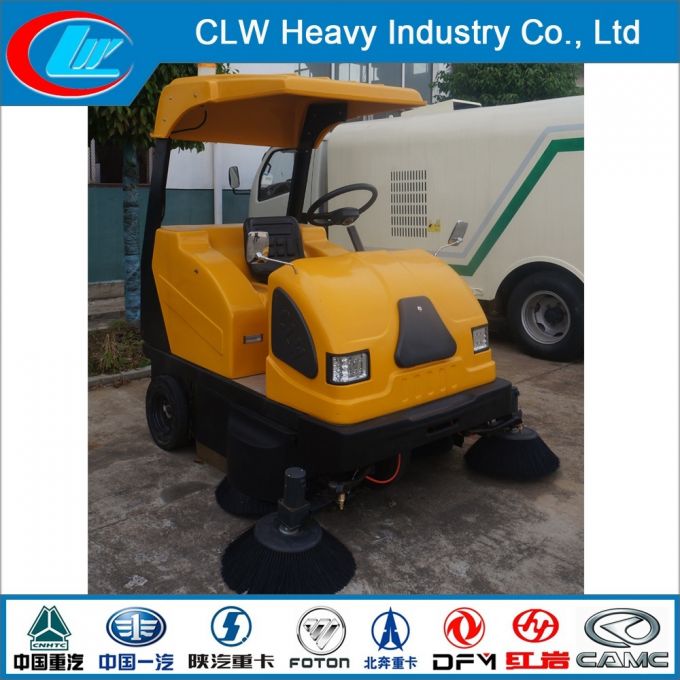 New Type School Warehouse Mini Electric Road Sweeper Images 1