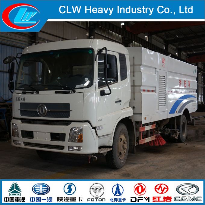 Factory Supply Urban Outdoor Mobile Road Sweep Truck with Brushes Images 1