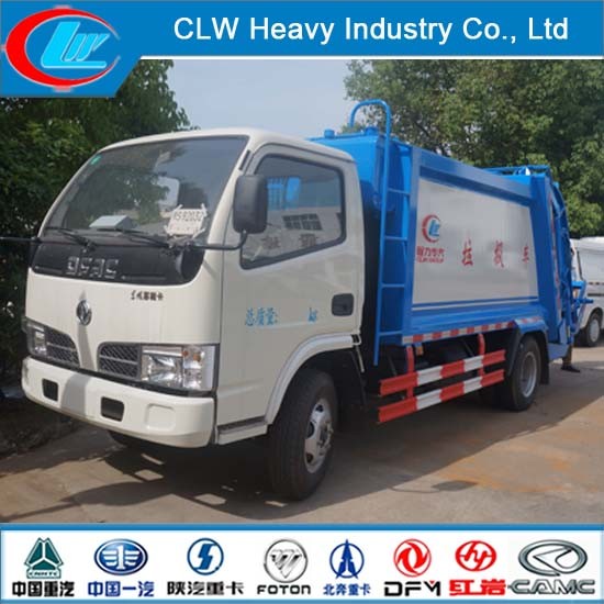 New Design 4X2 Rear Loader Compacting Garbage Truck 