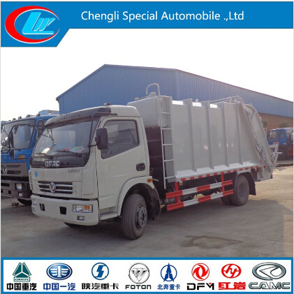 Dongfeng 4X2 Compactor Garbage Truck Images 1