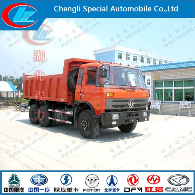 Heavy Duty Dongfeng Sinotruk 6X4 10-Wheel 270HP 18m3 10t 15ton Dump Truck Images 1