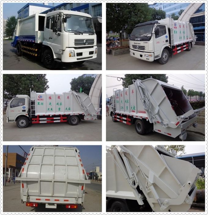 Dongfeng Compression Garbage Truck Garbage Compactor Truck Images 1