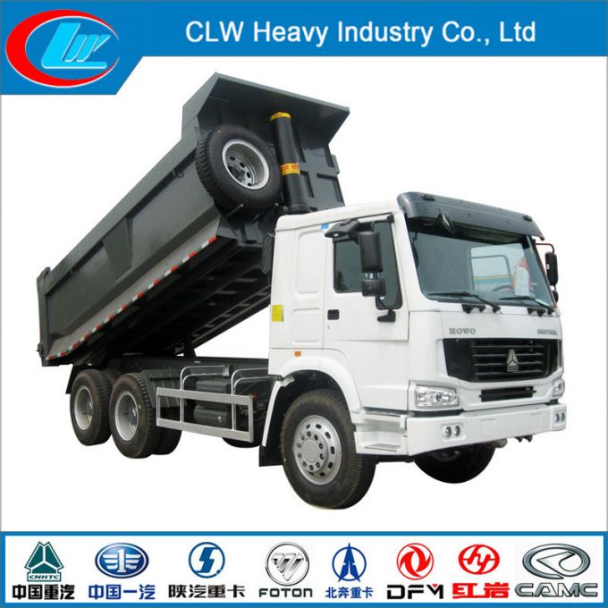 HOWO 6X4 Front Tipping Dump Truck in Low Price Images 1