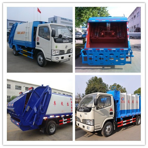 4X2 Waste Collector Truck Dongfeng Compression Garbage Truck 