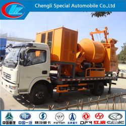 Portable 3cbm 30m Small Concrete Mixer with Pump Truck