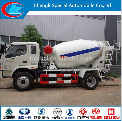 Foton Mini 4X2 Concrete Mixer Truck 6wheels Cement Mixer Truck 