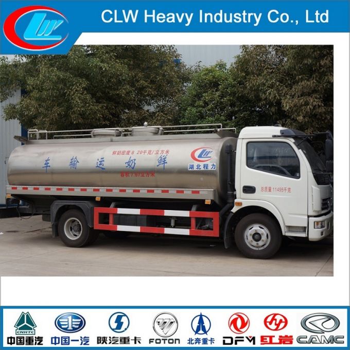 Dongfeng 4*2 Small Milk Tank Truck 