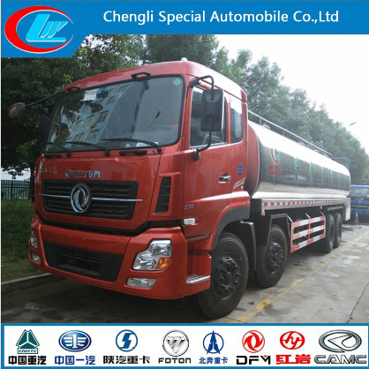 Dongfeng 8X4 Milk Lorry Truck, 15-30cbm Milk Delivery Trucks China Made Milk Tank Truck 