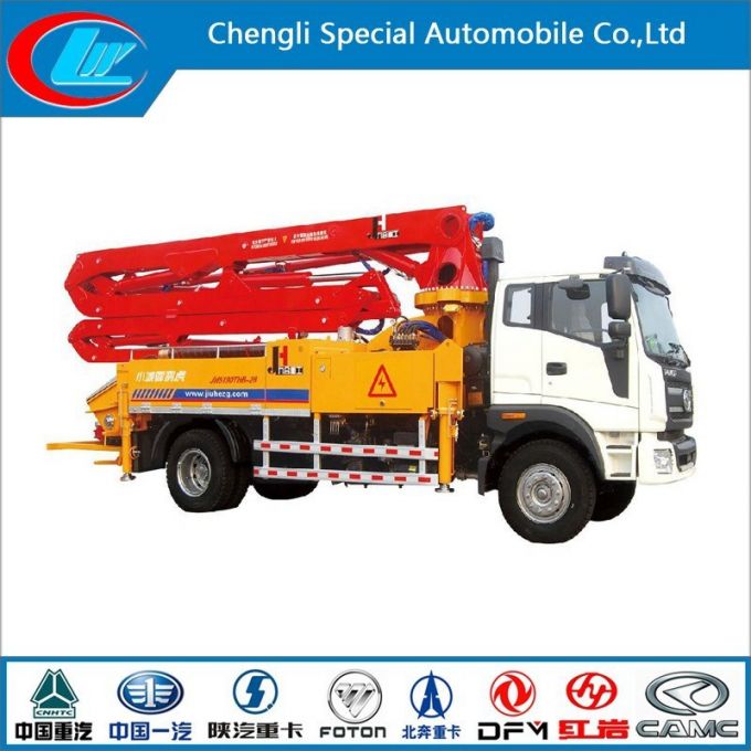 High Quality 56m Concrete Mixer Truck with Pump 