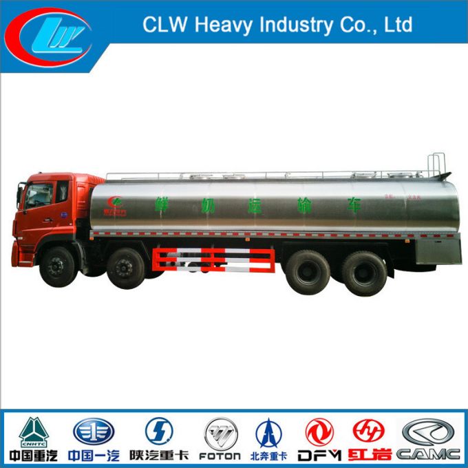 Famous China Brand 8X4 Milk Transport Truck 