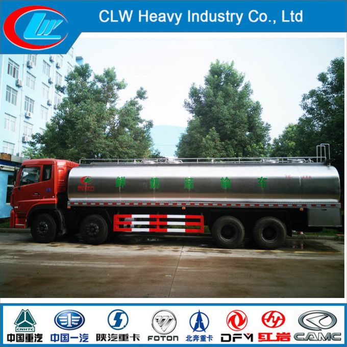 High Quality Df 8X4 20000liter Milk Transport Truck 