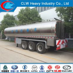 Heavy Duty 3 Axle 42000liters Insulted Milk Tank Semi Trailer