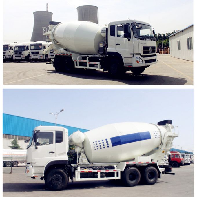 Concrete Mixer Truck with 8cbm, 9cbm, 10cbm Capacity Concrete Mixer Truck 