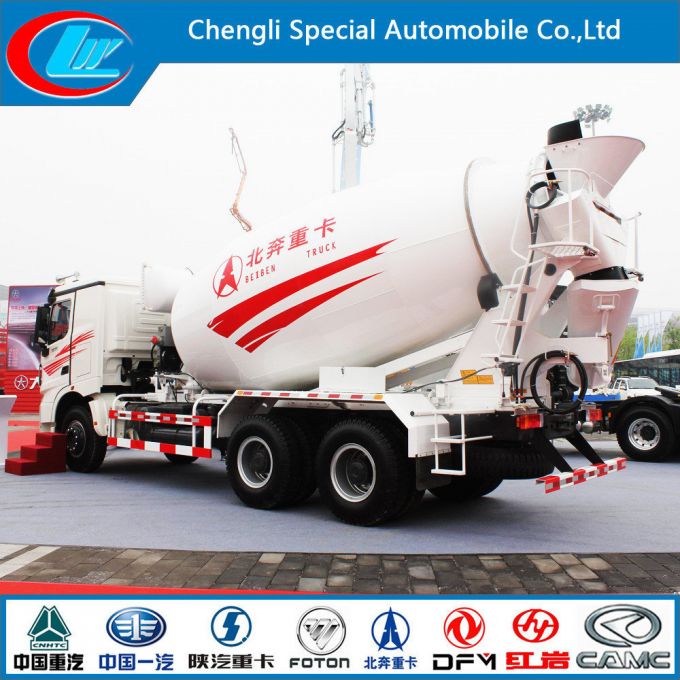 Beiben 6X4 12cbm Concrete Mixer Truck 