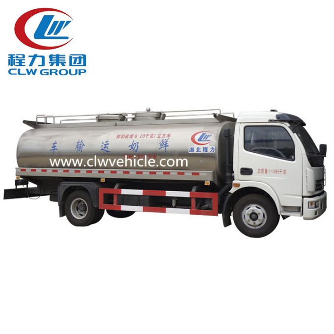 12 Wheels Stainless Steel Volume 20cbm Milk Truck 