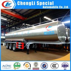 3 Axle Stainless Steel 45000L 30ton Milk Delivery Tank Truck Trailer for Sale