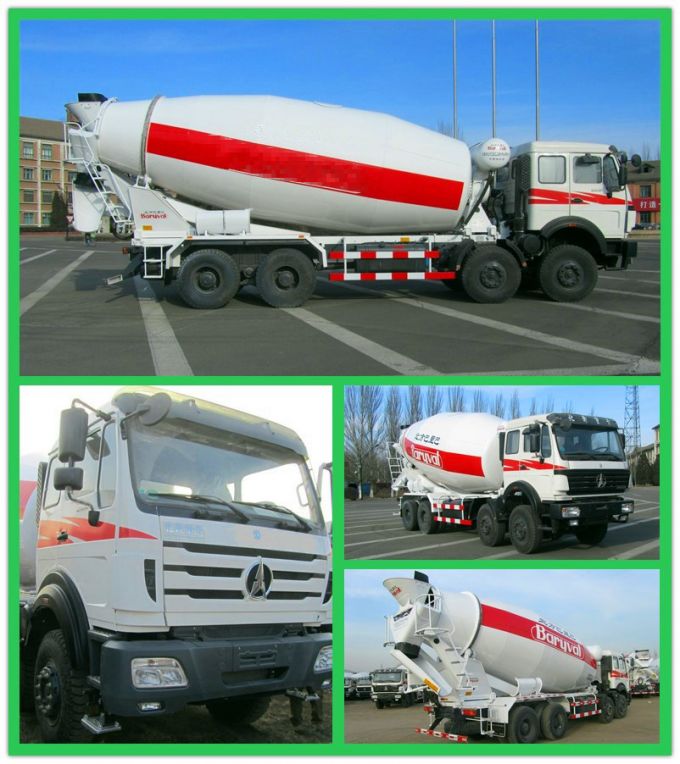 Beiben 8X4 280HP Concrete Mixer Truck Images 1