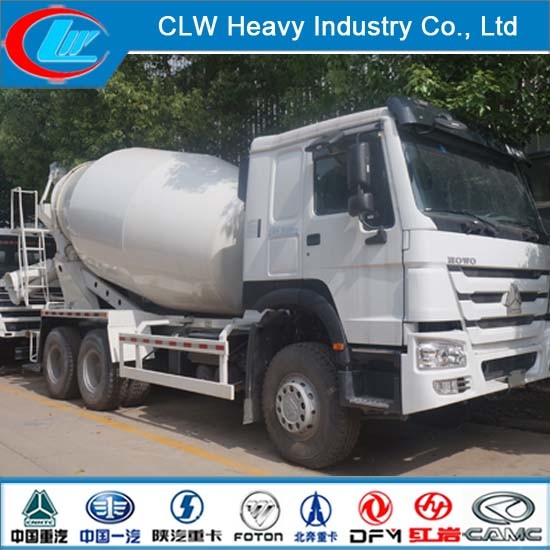 10 Wheeler Sinotruk 371HP 10cbm Concrete Mixer Truck 