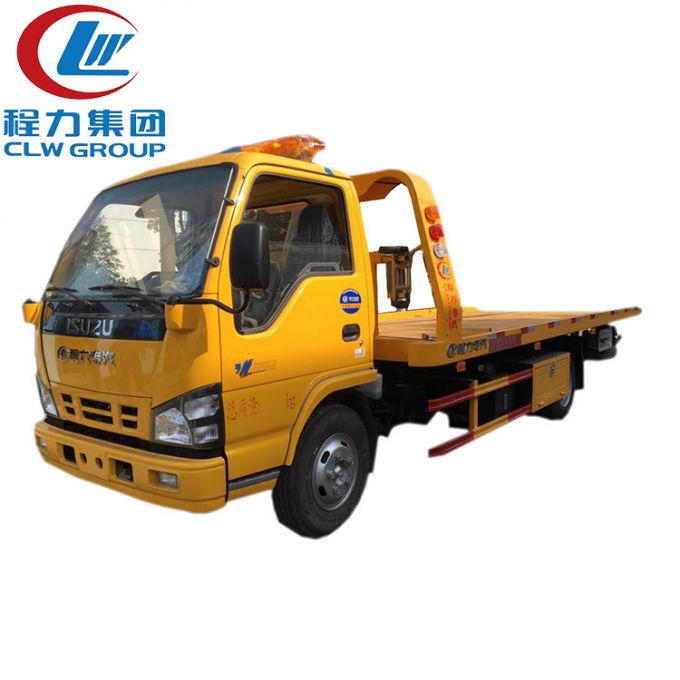 Dongfeng 4X2 Platform Road Wrecker for Sale 