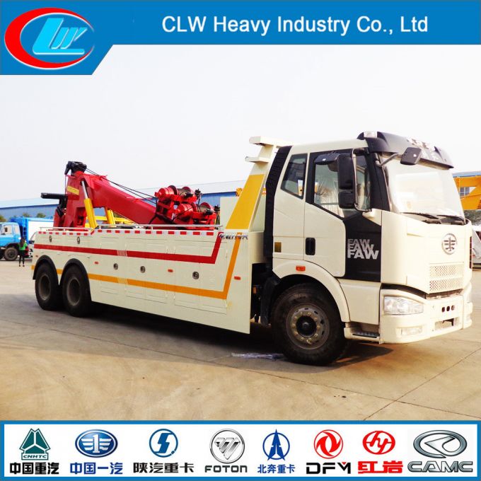 ISO Quality Faw 6X4 Wrecker Tow Truck for Sale 