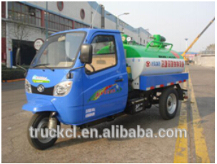 2 Cbm Tank Type Tricycle Suction Truck Mini 2000 Litres Fecal Suction Truck 