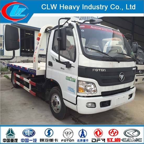 Foton Clw Brand Heavy Platform Towing Trucks for Sale 