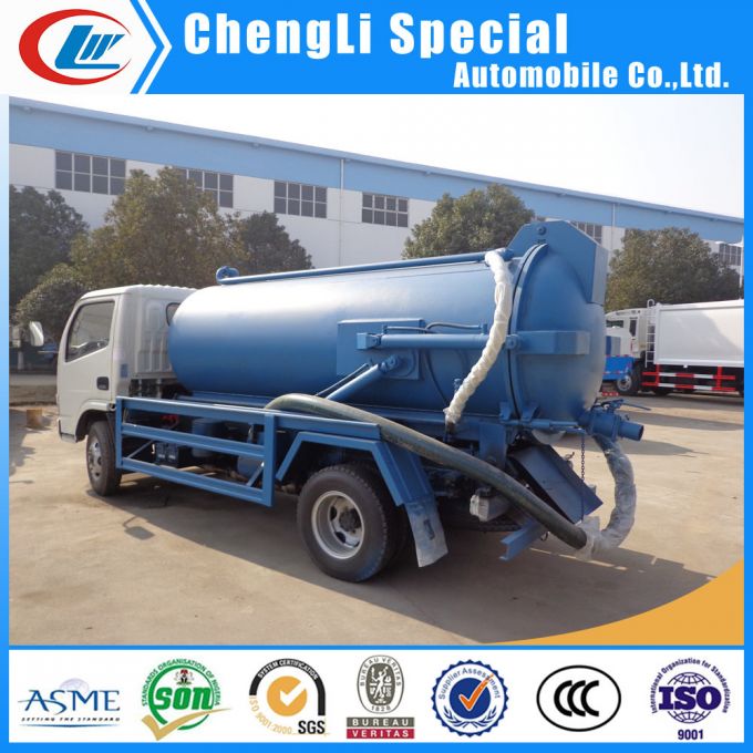 5ton Sewer Suction Scavenger Tank 5000L Septic Tank Truck for Sale 