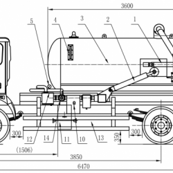 Dongfeng 4*2 Sewage Suction Truclk