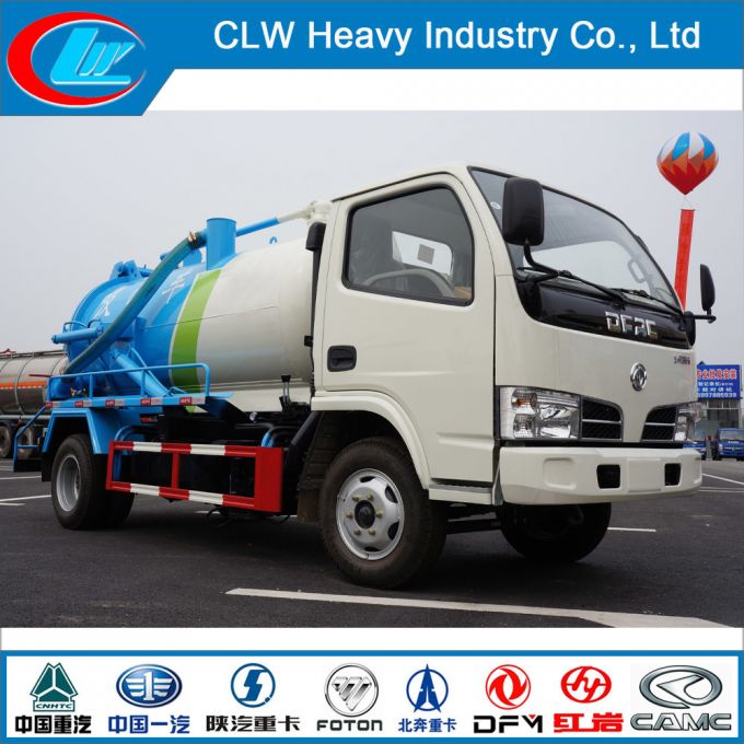 4X2 Mini Vacuum Sewage Suction Truck Vacuum Truck 