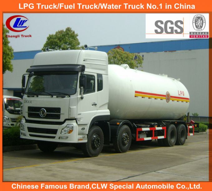 8X4 Donfeng LPG Gas Delivery 12wheel Propane Transport Tank Truck 