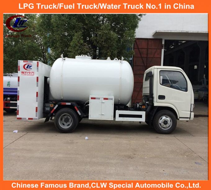  LPG Tanker Truck, Mini LPG Gas Filling Truck, 5000L LPG Filling Truck for Gas Cylinder 
