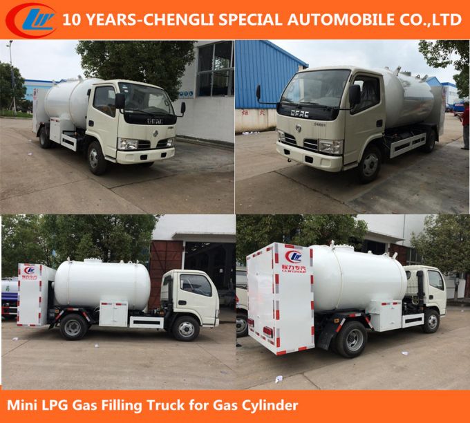Mini LPG Gas Filling Truck for Gas Cylinder 