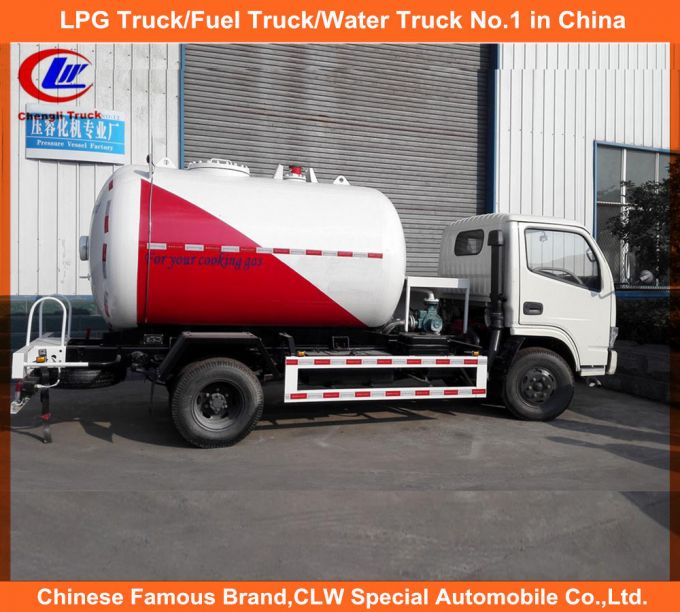 5000liters Gas Tanker Trucks for 5tons Cylinder Filling LPG Bobtail 