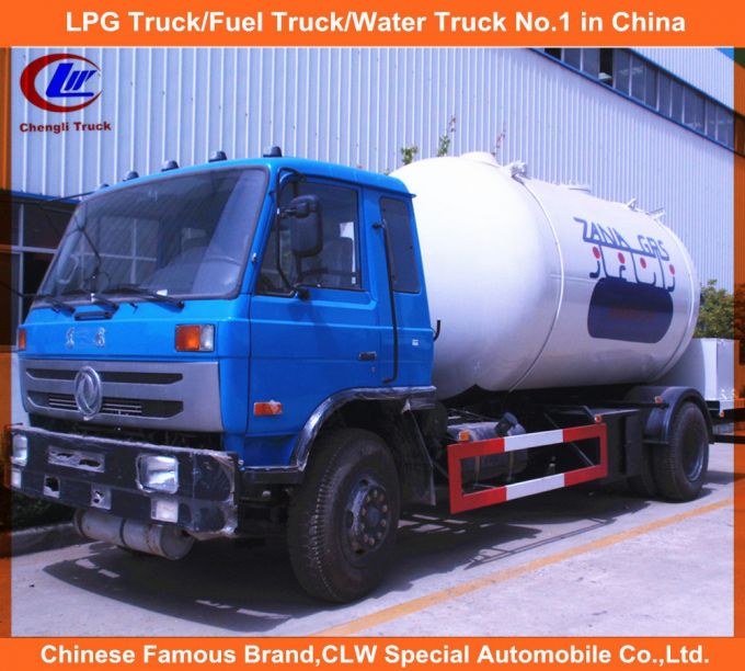 Dongfeng 4X2 15000L 15m3 LPG Bobtail Filling Tank Truck 