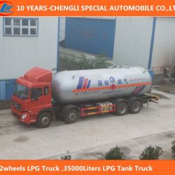 35000 Liters LPG Tank Truck for Gas Transporting and Filling