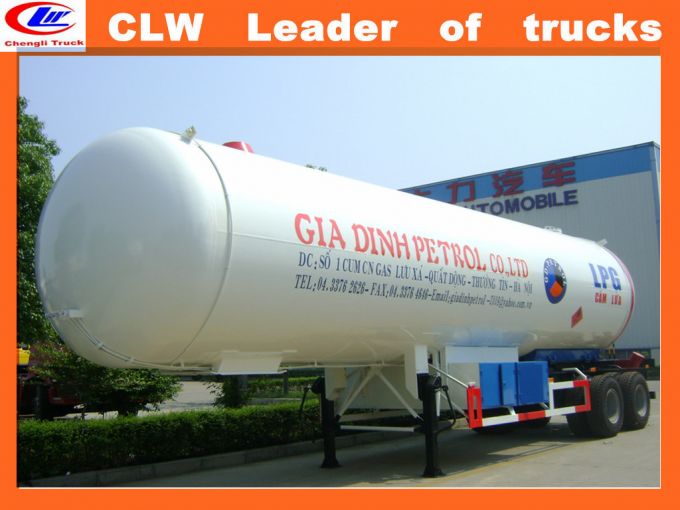 Clw LPG Propane Tanker Trailers for Isobutane 