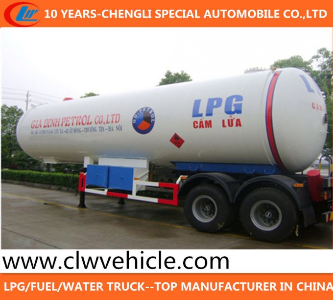 2 Axle LPG Tank Trailer LPG Tanker Trailer 40cbm LPG Tank Trailer 