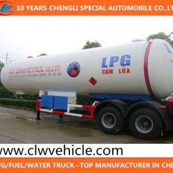 2 Axle LPG Tank Trailer LPG Tanker Trailer 40cbm LPG Tank Trailer