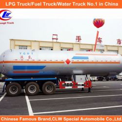 25t LPG Cooking Gas Delivery Truck 60m3 LPG Tank Trailer