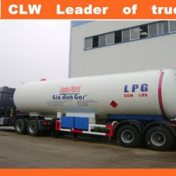 3 Axle 56cbm Heavy Duty LPG Tank Semi Trailer