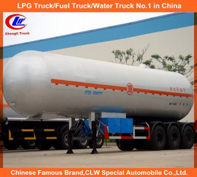 Clw  LPG Gas Trailer Tri Axle Liquid Gas Trailer 