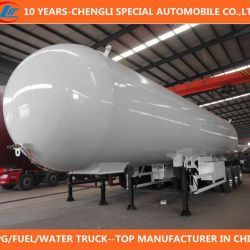 China Manufacture New 3 Axle 50cbm 56cbm LPG Tank Trailer for Sale