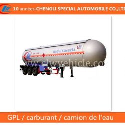 30t LPG Tank Semi Trailer 59.52cbm LPG Delivery Trailer for Nigeria