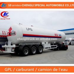 56000L LPG Semi Trailer 56cbm LPG Delivery Trailer