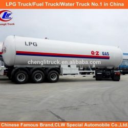 56cbm LPG Semi Trailer 56000L LPG Transport Trailer for Sale