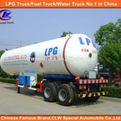 Heavy Duty 2 Axles 40cbm/20t LPG Tanker Semi Trailer